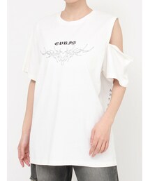 EVRIS | ショルダーカッティングBIGTシャツ(Tシャツ/カットソー)