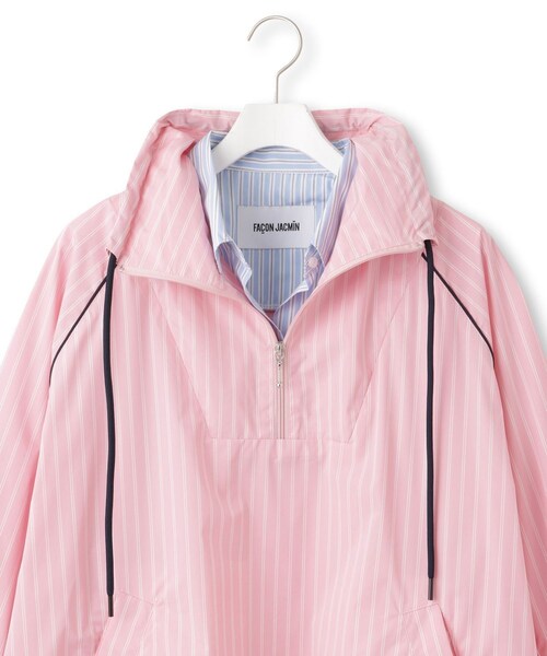 ADAM ET ROPE'(アダムエロペ)の「【FACON JACMIN(ファソン ジャックマン)】CALVIN 2in1 polo shirt(その他アウター・レディース・ピンク・S)」の7枚目の写真