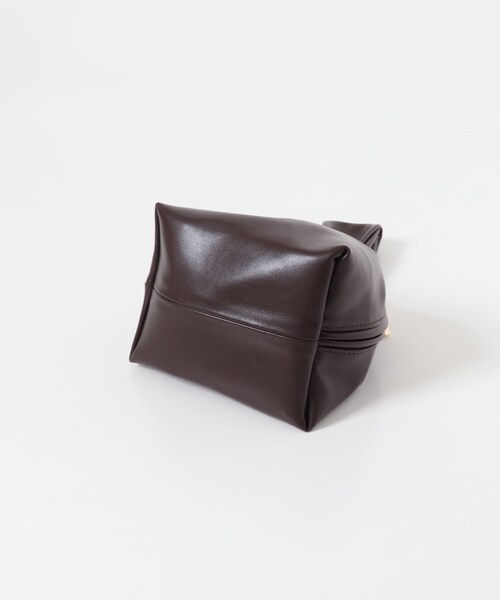 SENSE OF PLACE by URBAN RESEARCH（センスオブプレイスバイアーバンリサーチ）の「メタルツキキンチャクバッグ（ハンドバッグ・レディース・BLACK/BROWN/GREIGE・One）」の20枚目の写真