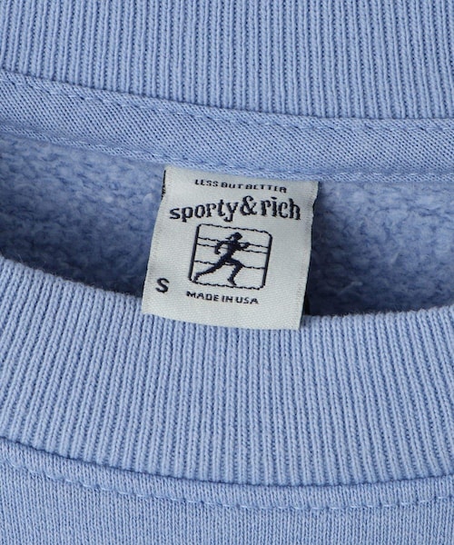 ROPE'(ロペ)の「【Sporty&Rich(スポーティー アンド リッチ)】WIMBLEDON CREWNECK|スウェット(スウェット・レディース・サックス・M/S)」の13枚目の写真