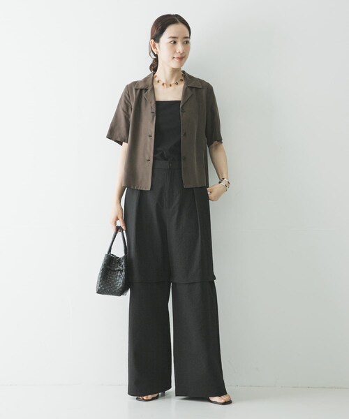 URBAN RESEARCH(アーバンリサーチ)の「『吸水速乾/UVカット』『別注』THOUSAND MILE×URBAN RESEARCH DETACHABLE PANTS(その他パンツ・レディース・BLACK/NAVYSTRIPE・M/L)」の6枚目の写真