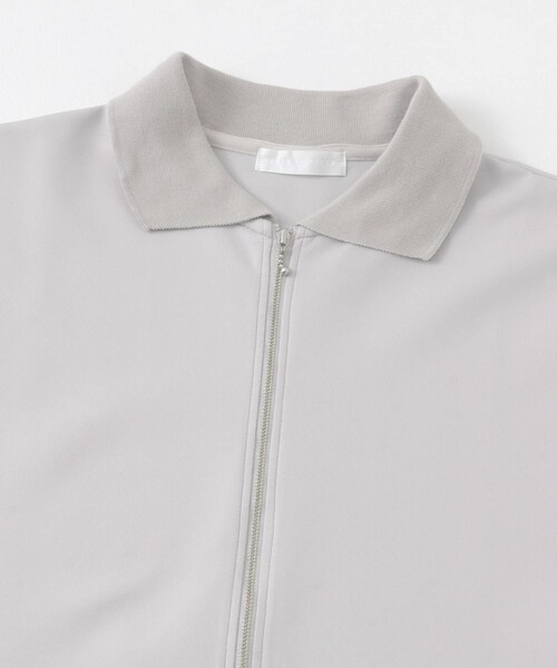 SENSE OF PLACE by URBAN RESEARCH（センスオブプレイスバイアーバンリサーチ）の「『ユニセックス』ZIPカーディガンTシャツ(5分袖)（カーディガン/ボレロ・メンズ・BEIGE/BLACK/BLUE・M/L）」の22枚目の写真