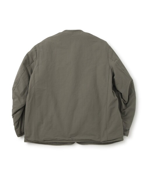 JUNRED(ジュンレッド)の「【 ARMY TWILL / アーミーツイル 】Cotton Nylon Reversible Jacket(ノーカラージャケット・メンズ・ブラック/オフホワイト/カーキ/ネイビー・L/M)」の20枚目の写真