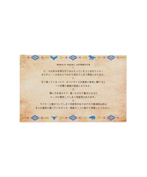 ADAM ET ROPE'（アダムエロペ）の「【J'aDoRe・店舗限定】【ERICKA NICOLAS BEGAY】ナバホパールネックレス5mm/45cm（ネックレス・レディース・シルバー・F）」の17枚目の写真