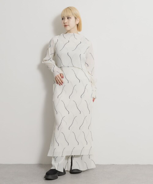 THE GOODLAND MARKET（ザグッドランドマーケット）の「Jens　UNDER PULLOVER 2（Tシャツ/カットソー・レディース・PRINT MONO/MULTI・1）」の7枚目の写真