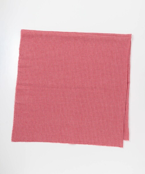 URBAN RESEARCH(アーバンリサーチ)の「『別注』Cale×URBAN RESEARCH STOLE(ストール/ショール・メンズ・PINK×RED・Free)」の3枚目の写真