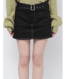 EMODA | パッチポケットミニスカート(スカート)
