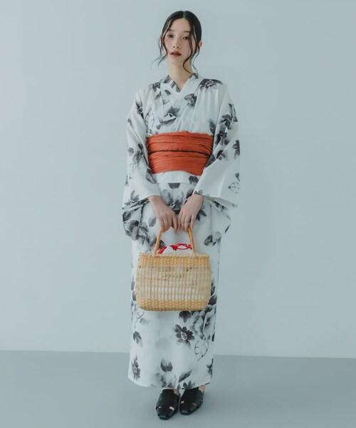 SENSE OF PLACE by URBAN RESEARCH(センスオブプレイスバイアーバンリサーチ)の「『WEB/一部店舗限定』ストローカゴバッグ(かごバッグ・レディース・OFF WHITE/BLACK/GRAY・One)」の8枚目の写真