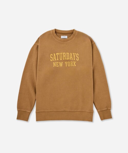 Saturdays NYC(サタデーズ ニューヨークシティ )の「Bowery Standard Crew(スウェット・レディース・ブラック/ネイビー/オレンジ・L/M/S)」の9枚目の写真