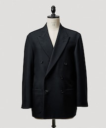 ADAM ET ROPE' | ハードクロス ダブルブレストジャケット / セットアップ対応(テーラードジャケット)