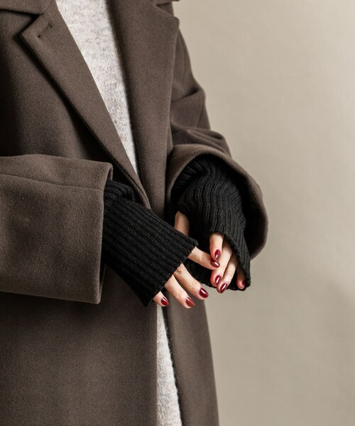 SMELLY（スメリー）の「リブアームウォーマー（ベルト・レディース・BEG/BLK/BLU・-）」の7枚目の写真