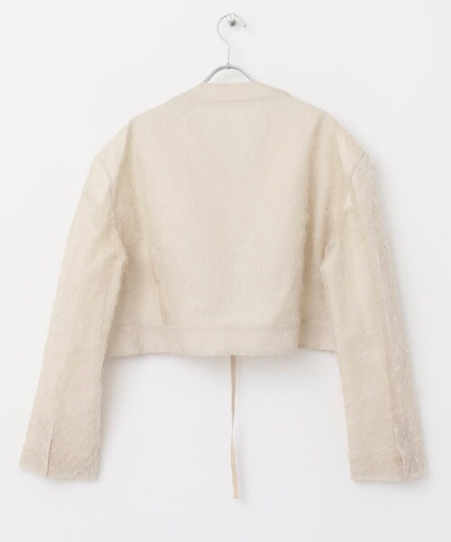 かぐれ(カグレ)の「SEEALL SHORT SCALE JACKET(テーラードジャケット・レディース・NATURAL・38)」の13枚目の写真