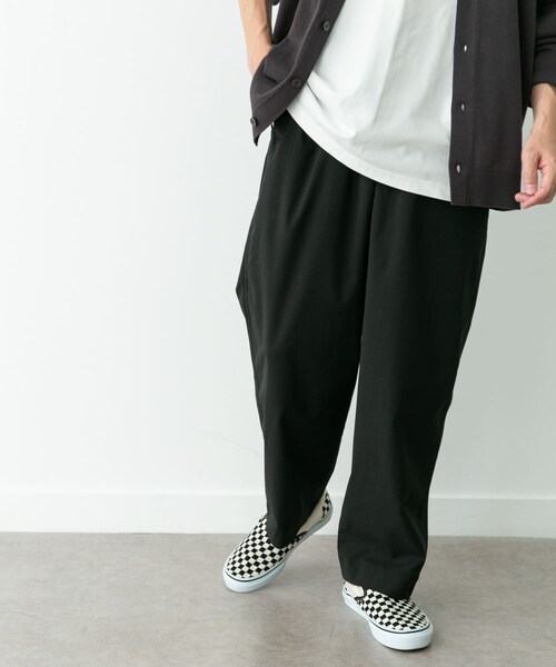 URBAN RESEARCH Sonny Label（アーバンリサーチサニーレーベル）の「リネンタッチポリエステルイージーパンツ（その他パンツ・メンズ・ブラック/チャコール/ネイビー・M/L）」の11枚目の写真