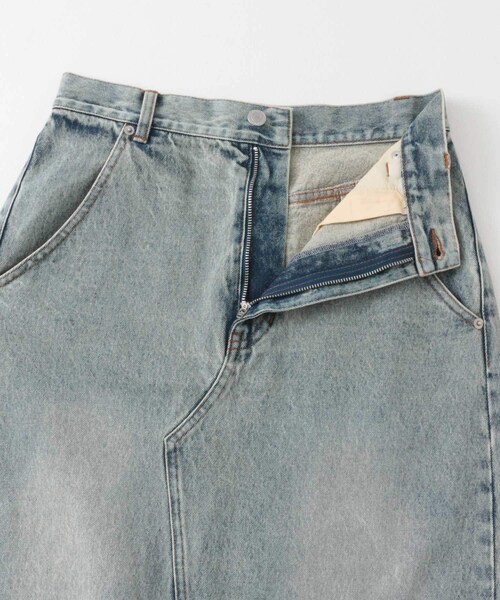 KBF（ケイビーエフ）の「バックスリットデニムスカート（デニムスカート・レディース・FADE BLUE/L.BLUE/BROWN・one）」の20枚目の写真