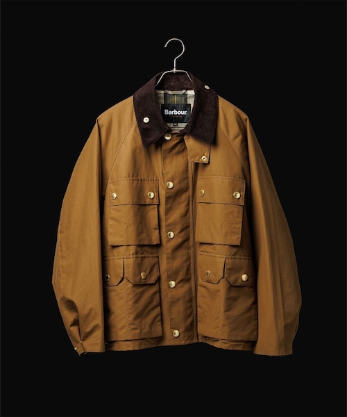 ADAM ET ROPE'(アダムエロペ)の「《別注》【Barbour/バブアー】4POCKET SHORT BLOUSON(ブルゾン・メンズ・ブラック/キャメル・36/38/40/42)」の5枚目の写真
