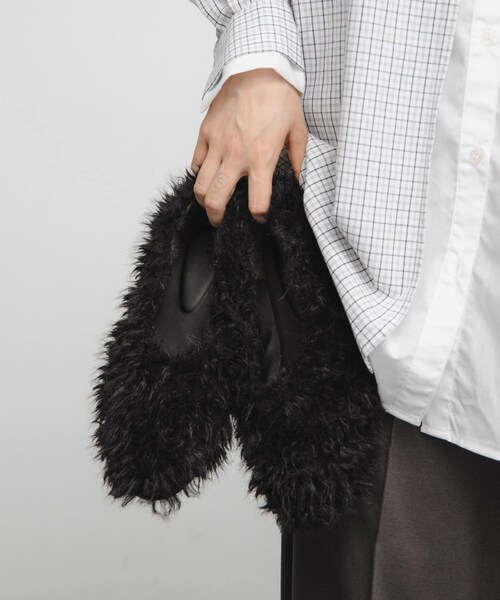 KBF（ケイビーエフ）の「ラウンドトゥファーシューズ（その他シューズ・レディース・BEIGE/BLACK・36/37/38）」の10枚目の写真