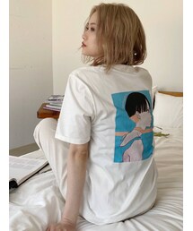 MURUA | 【MURUA×古塔つみ】ショートヘアガールTシャツ(Tシャツ/カットソー)