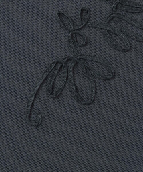 SENSE OF PLACE by URBAN RESEARCH（センスオブプレイスバイアーバンリサーチ）の「コードシシュウカットトップ（Tシャツ/カットソー・レディース・CHARCOAL/IVORY/BROWN・one）」の22枚目の写真