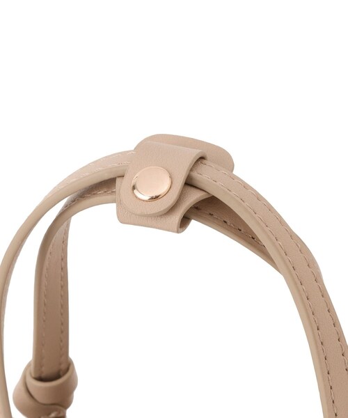 ROPE' PICNIC(ロペピクニック)の「フルーレットパンチングレースミニショルダーバッグ/2WAY(ショルダーバッグ・レディース・オフホワイト/ブラウン/ベージュ系・F)」の9枚目の写真