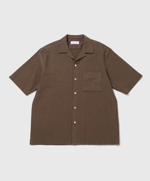 ADAM ET ROPE'(アダムエロペ)の「接触冷感【MINUS】オープンカラー シャツ(シャツ/ブラウス・メンズ・ブラック/ホワイト/グリーン系/ネイビー・L/M)」の6枚目の写真