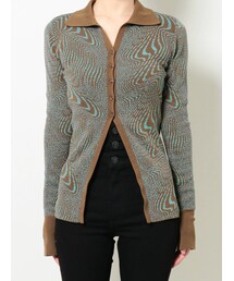 EMODA | オープンカラーフィットニット(カーディガン/ボレロ)