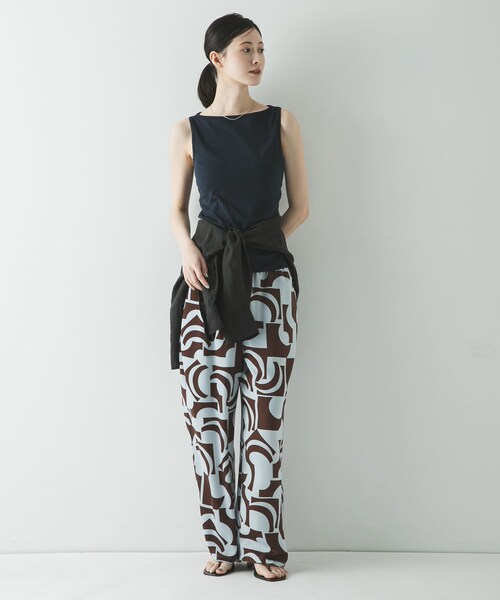 URBAN RESEARCH(アーバンリサーチ)の「FLORE FLORE TIMMI TANK(タンクトップ・レディース・BLACK/CHOCO PLUM/EVERGREEN/NAVY/MULBERRY・S)」の9枚目の写真