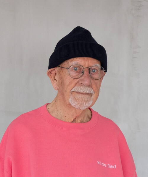 URBAN RESEARCH(アーバンリサーチ)の「Wide Dad WIDE DAD ROLL KNIT CAP(ニットキャップ/ビーニー・メンズ・LIGHT GRAY/NAVY・FREE)」の2枚目の写真