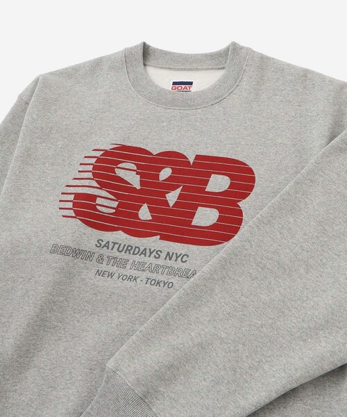 Saturdays NYC(サタデーズ ニューヨークシティ )の「BEDWIN & THE HEARTBREAKERS x Saturdays NYC Ex.PRINTED SWEAT "BEAN TOWN"(スウェット・レディース・チャコール/グレー・L/M/S/XL)」の20枚目の写真