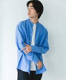 URBAN RESEARCH DOORS | 『XLサイズ/WEB限定』『吸水速乾』セオアルファバンドカラーロングスリーブシャツ(シャツ/ブラウス)