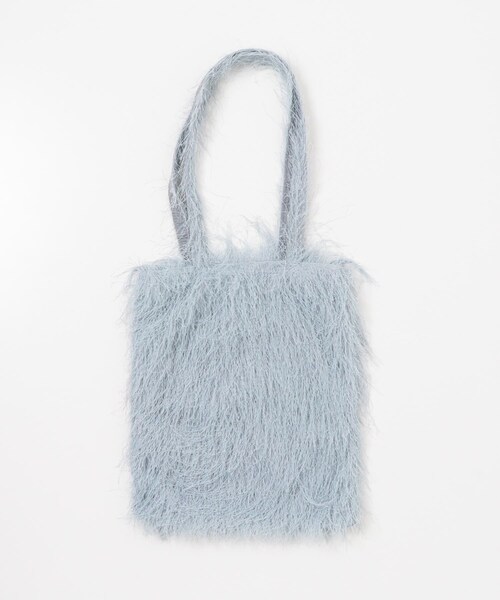URBAN RESEARCH Sonny Label（アーバンリサーチサニーレーベル）の「シャギートートバッグ（トートバッグ・レディース・クリーム/ブルーグレー/ブラック・one）」の22枚目の写真