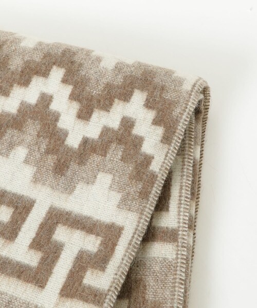 URBAN RESEARCH（アーバンリサーチ）の「THE INOUE BROTHERS　Blanket Pattern（ストール/ショール・メンズ・Beige/Green・one）」の5枚目の写真