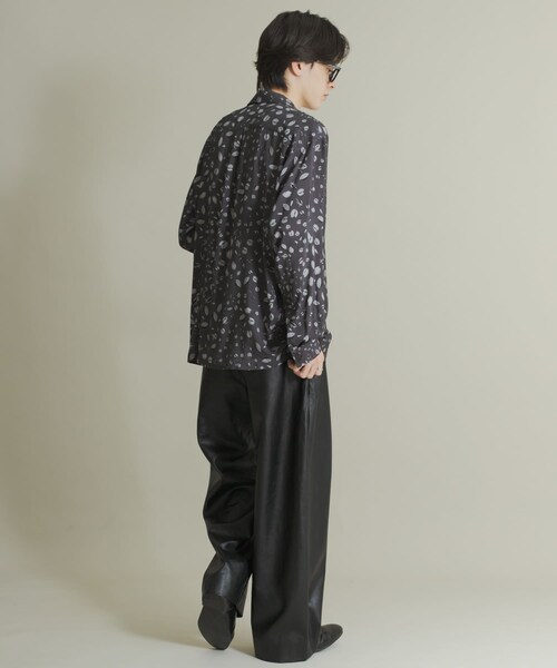 SENSE OF PLACE by URBAN RESEARCH(センスオブプレイスバイアーバンリサーチ)の「アソートパターンオープンカラーロングスリーブシャツ(シャツ/ブラウス・メンズ・BLK×CHA/L.BEG×GRN/NVY×BLU・M/L)」の22枚目の写真