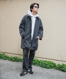 URBAN RESEARCH DOORS | ライトナイロン パデット バルマカンコート(その他アウター)
