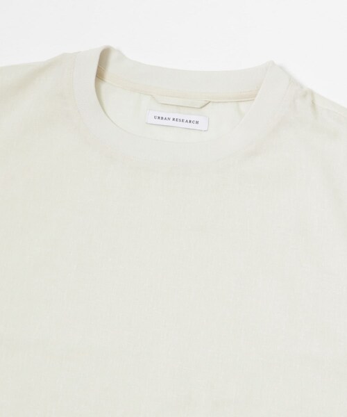URBAN RESEARCH（アーバンリサーチ）の「『UR TECH DRYLUXE』高機能リネンTシャツ（Tシャツ/カットソー・メンズ・FADE BLACK/BEIGE/BURGUNDY・M/L）」の6枚目の写真