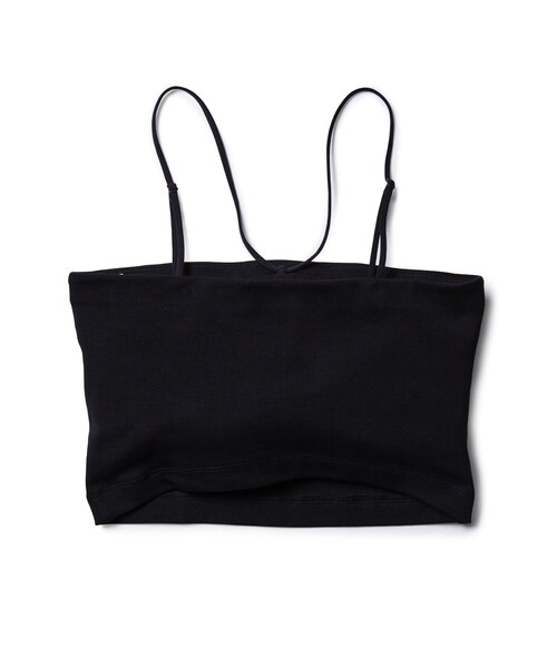 ADAM ET ROPE'（アダムエロペ）の「【サステナブル】オーガニックコットンチューブトップ（チューブトップ・レディース・ブラック/ホワイト/ベージュ・F）」の18枚目の写真