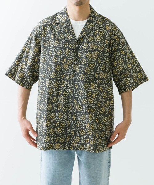 URBAN RESEARCH（アーバンリサーチ）の「COUTURE D’ADAME　Block Print Summerwear（シャツ/ブラウス・メンズ・Grey・40/42）」の3枚目の写真