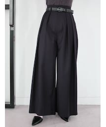 MURUA | バックスリットワイドパンツ(スラックス)