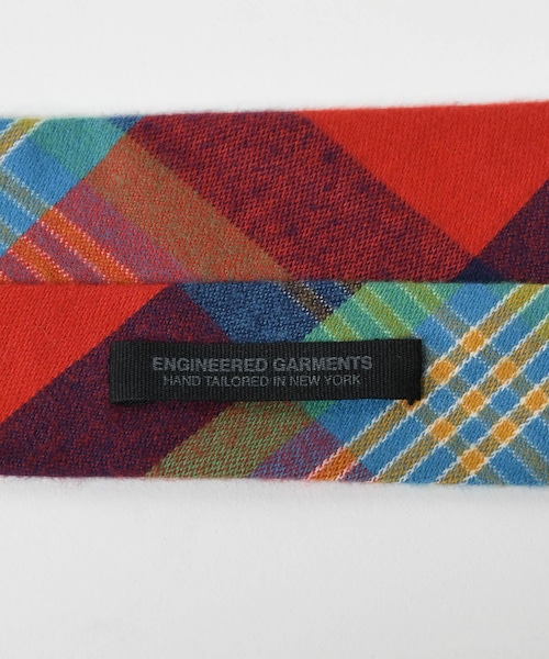 ADAM ET ROPE'(アダムエロペ)の「【ENGINEERED GARMENTS】Neck Tie(ネクタイ・メンズ・レッド系・F)」の5枚目の写真