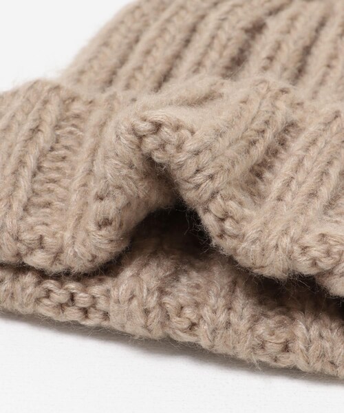 ITEMS URBANRESEARCH（アイテムズ アーバンリサーチ）の「リブニットビーニー（ニットキャップ/ビーニー・レディース・GREGE/BLK/GRY・-）」の8枚目の写真