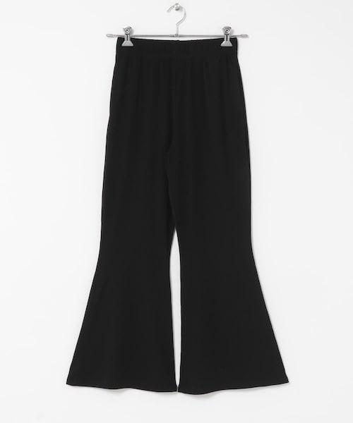 KBF（ケイビーエフ）の「イージーRIBフレアパンツ（その他パンツ・レディース・IVORY/BROWN/BLACK・One）」の4枚目の写真