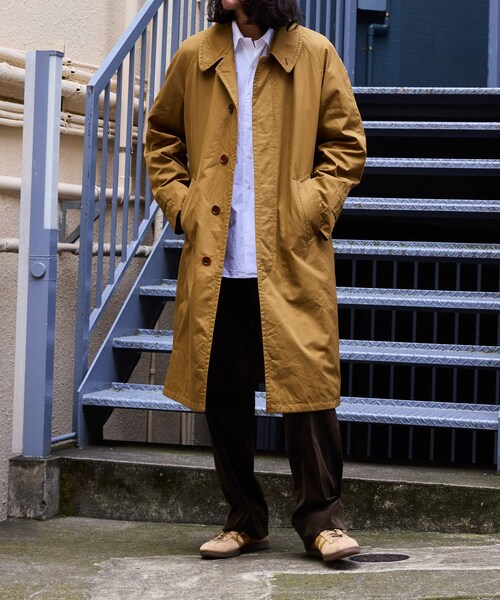 ADAM ET ROPE'（アダムエロペ）の「【AMC】Stefan（ステンカラーコート・メンズ・カーキ系・44/46/48）」の8枚目の写真