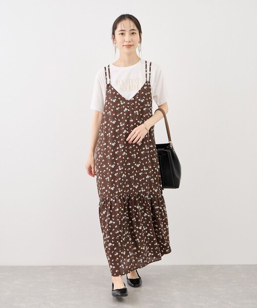 ROPE' PICNIC(ロペピクニック)の「RENUロゴ&フォトアソートプリントTシャツ/UVカット・接触冷感・イージーケア(Tシャツ/カットソー・レディース・ホワイト/ホワイト系・F)」の16枚目の写真