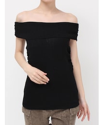 EVRIS | オフショルニットチュニック(ニット/セーター)