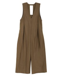 ELENDEEK | PLUNGING NECK CN(つなぎ/オールインワン)