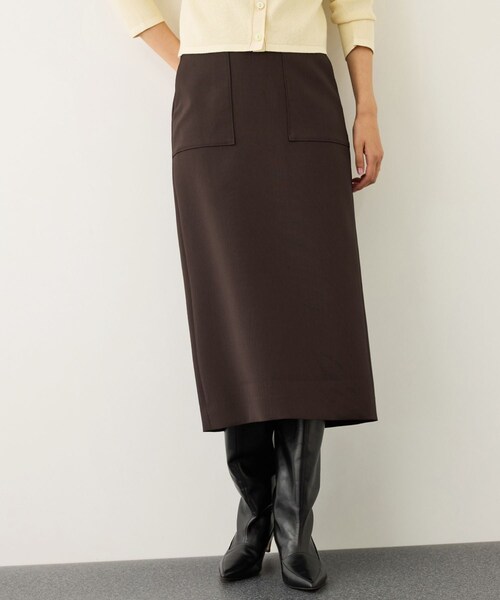 ROPE'（ロペ）の「[美人スカート]ポケット付きタイトスカート/イージーケア・26SS（スカート・レディース・ダークブラウン/ピンク/クリーム系・34/36/38/40）」の22枚目の写真