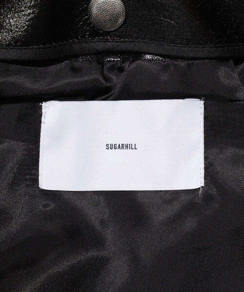 ADAM ET ROPE'（アダムエロペ）の「【SUGARHILL/シュガーヒル】SHRINK LEATHER G-1 JACKET（その他アウター・メンズ・ブラック・2/3）」の13枚目の写真