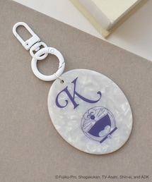 【ドラえもんコレクション】マーブルカラーイニシャルアクリルチャーム