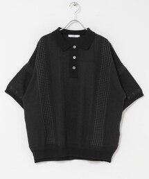 URBAN RESEARCH DOORS | YASHIKI AOTSUYU KNIT POLO(ポロシャツ)