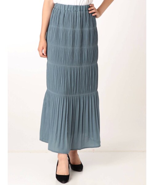マジョリカプリーツフレアスカート
