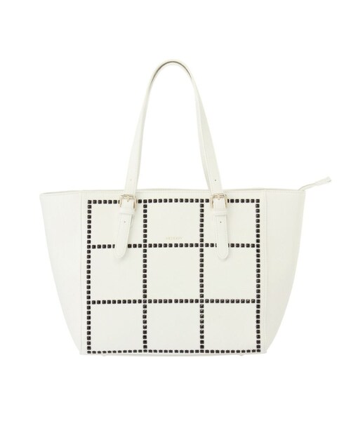 RESEXXY（リゼクシー）の「ブロックスタッズトートBAG（トートバッグ・レディース・ブラック/ミックス・F）」の5枚目の写真